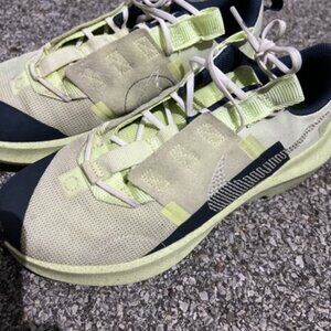 Nike Crater Impact Lime Ice-White-Navy Shoes Sz 6.5Y DB3551-310 Pre-owned